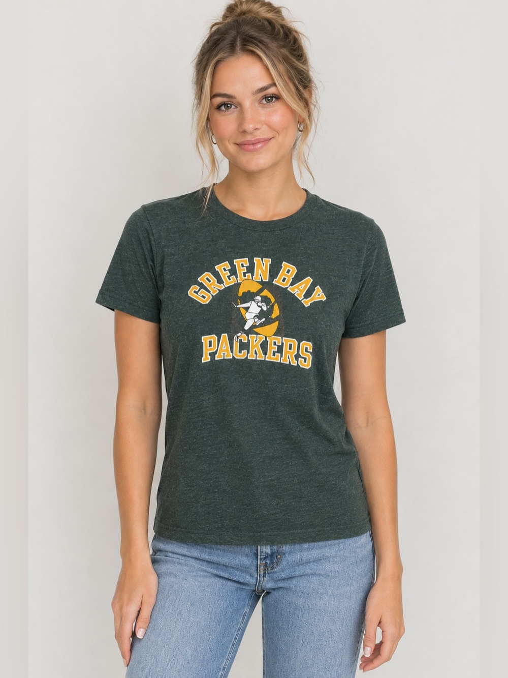 Nike Green Bay Packers NFL Graphic T-Shirt Dark Green M | Football Fan Tee
